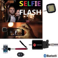 iBank(R)Selfie Stick+Bluetooth Shutter+Mini Flashlight